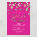 Search for hot pink fuchsia and gold invitations Elegant