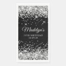 Search for 75th birthday napkins Black