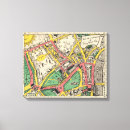 Search for historic map canvas prints London