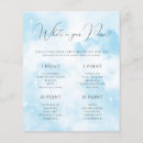 Search for whats in your purse bridal shower games Blue