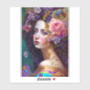 Search for fantasy woman stickers Lady