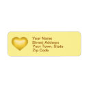 Search for 50th anniversary return address labels Gold