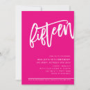 Search for pink white birthday invitations Chic