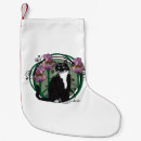 Search for black and white cat christmas stockings Cats