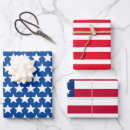 Search for stars and stripes wrapping paper Old glory