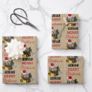 Search for truck christmas wrapping paper Xmas