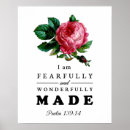 Search for fearfully and wonderfully made posters Christian