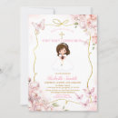 Search for gold and pink butterfly invitations For kids