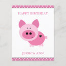 Search for pink pig birthday cards Fun