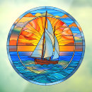 Search for stained glass window decals Faux