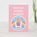Search for popcorn birthday cards Cute