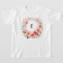 Search for flower monogram tshirts For kids