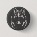 Search for black wolf round badges Animal