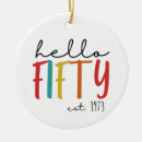 Search for 50th birthday christmas tree decorations Vintage