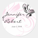 Search for dark pink wedding stickers Flower
