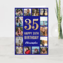 Search for 35th birthday cards Thirty fifth birthday