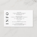 Search for info enclosure cards Minimalist