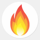 Search for orange flame stickers Red