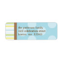 Search for dots and stripes return address labels Cute
