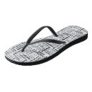 Search for add your name flipflops Black and white
