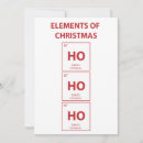 Search for chemistry christmas cards Ho ho ho