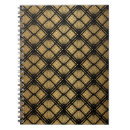Search for black gold art deco notebooks 1920s