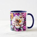 Search for purple and white flowers mugs Garden