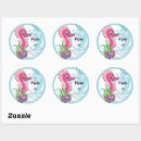 Search for pink seahorse stickers Cute