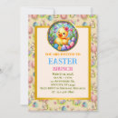 Search for colourful chicks invitations Easter