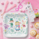 Search for alice wonderland white rabbit plates Birthday