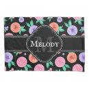 Search for purple watercolor pillowcases Flower