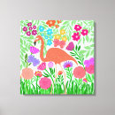 Search for flamingo canvas prints Flowers