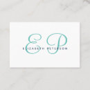 Search for monogram standard business cards Trendy