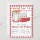 Search for seafood boil birthday invitations Crawfish birthday party