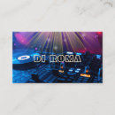 Search for party business cards Deejay