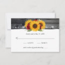 Search for sunflower wedding rsvp cards Country