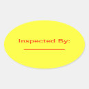 Search for inspected stickers Inspection