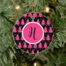 Search for fuchsia christmas tree decorations Modern