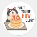 Search for happy 30th birthday stickers Thirty