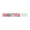 Search for coral and navy return address labels Floral