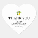 Search for yellow wedding stickers Heart