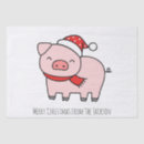 Search for farm animal tissue paper Xmas