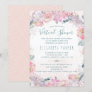 Search for zoom bridal shower invitations Elegant
