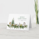 Search for green and white christmas cards Minimalist