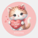 Search for kitten valentine stickers Pink