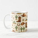 Search for cowboy boots mugs Western country