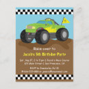 Search for green monster invitations Racing