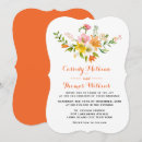 Search for orange lily wedding invitations Flowers