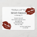 Search for red lips invitations Flirty