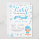 Search for winter baby boy shower invitations Baby its cold outside